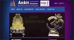 Desktop Screenshot of ankitenterprises.com
