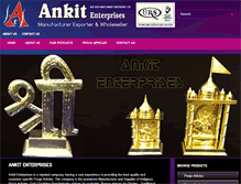 Tablet Screenshot of ankitenterprises.com